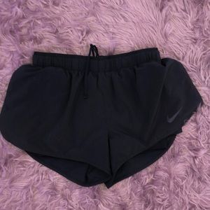 Black nike athletic shorts